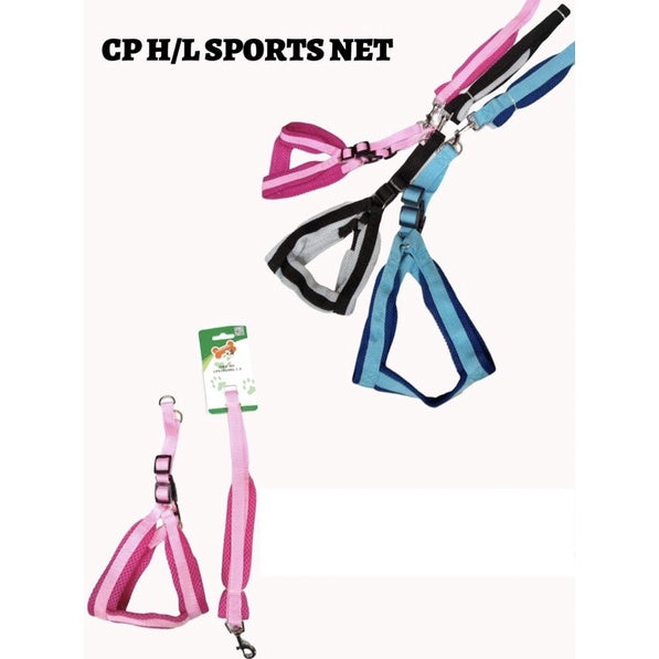 Sports Net Dog Leash w/ Harness Set