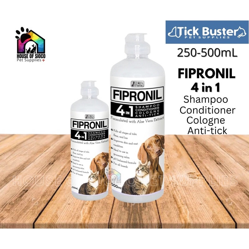 Prolific Fipronil 4 in 1 Pro-Tect Shampoo 250-500mL