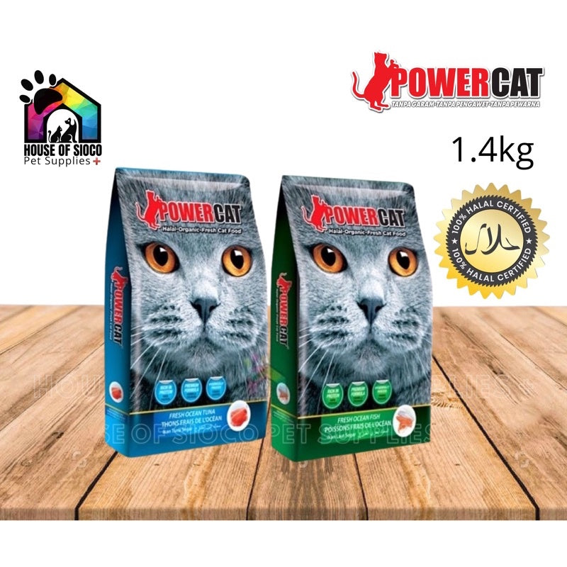 Powercat Organic Dry Cat Food [Halal] 1.2-1.4kg