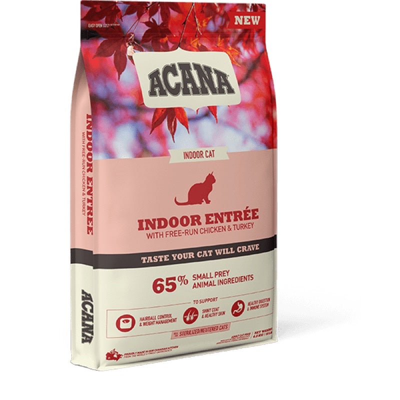Acana Indoor Entrée Dry Adult Cat Food 4.5kg