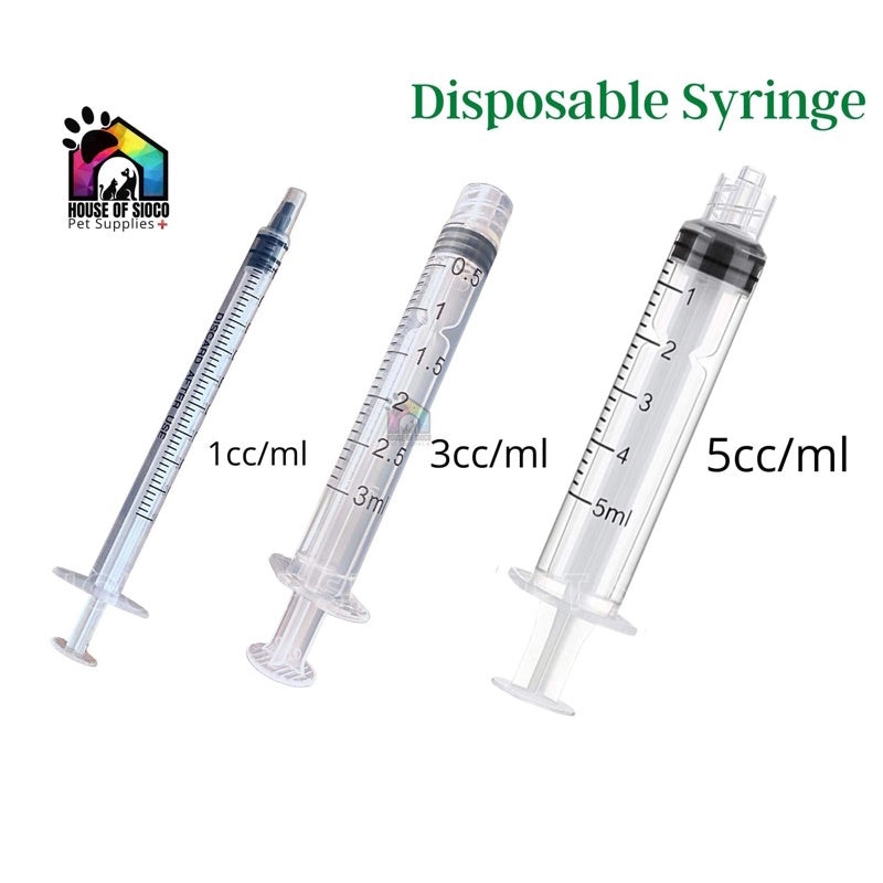 Disposable Syringe With Needle / Medicine Dropper For Pets