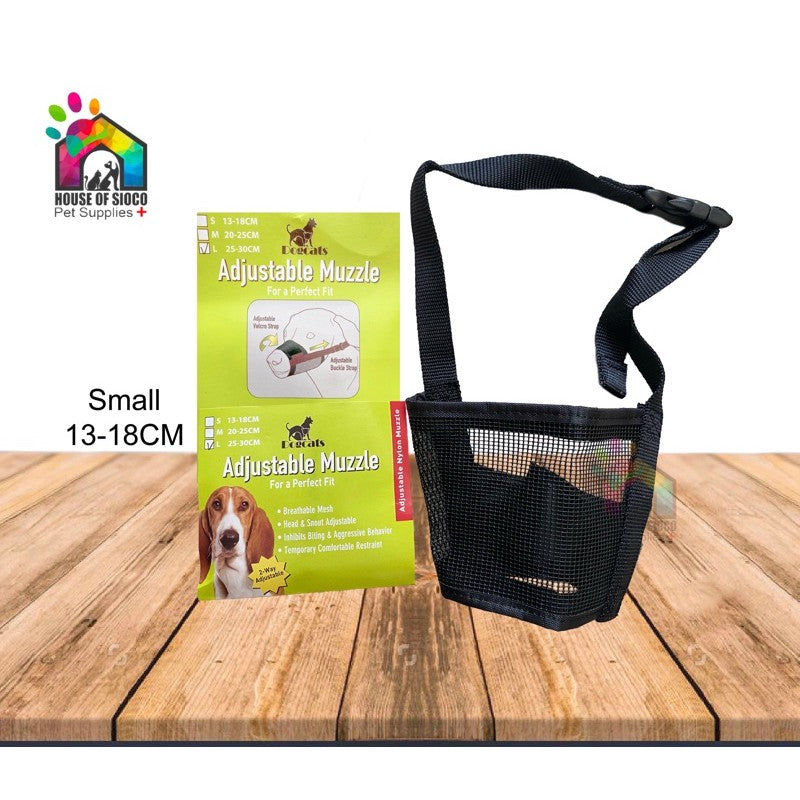 Dog Adjustable Muzzle (Breathable Mesh)