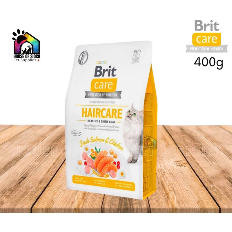Brit Care Haircare Adult Cat Dry Food 400g