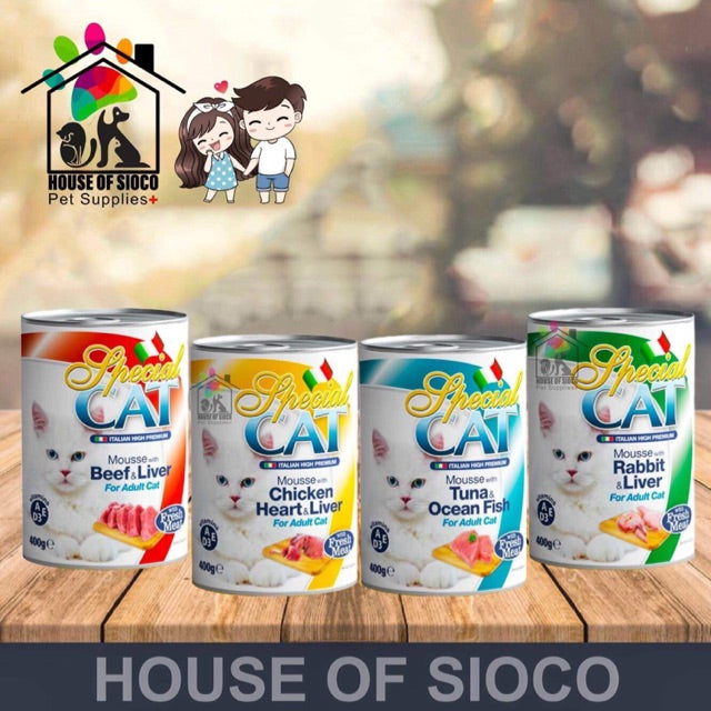 Special Cat Mousse Wet Cat Food (Monge) 400g