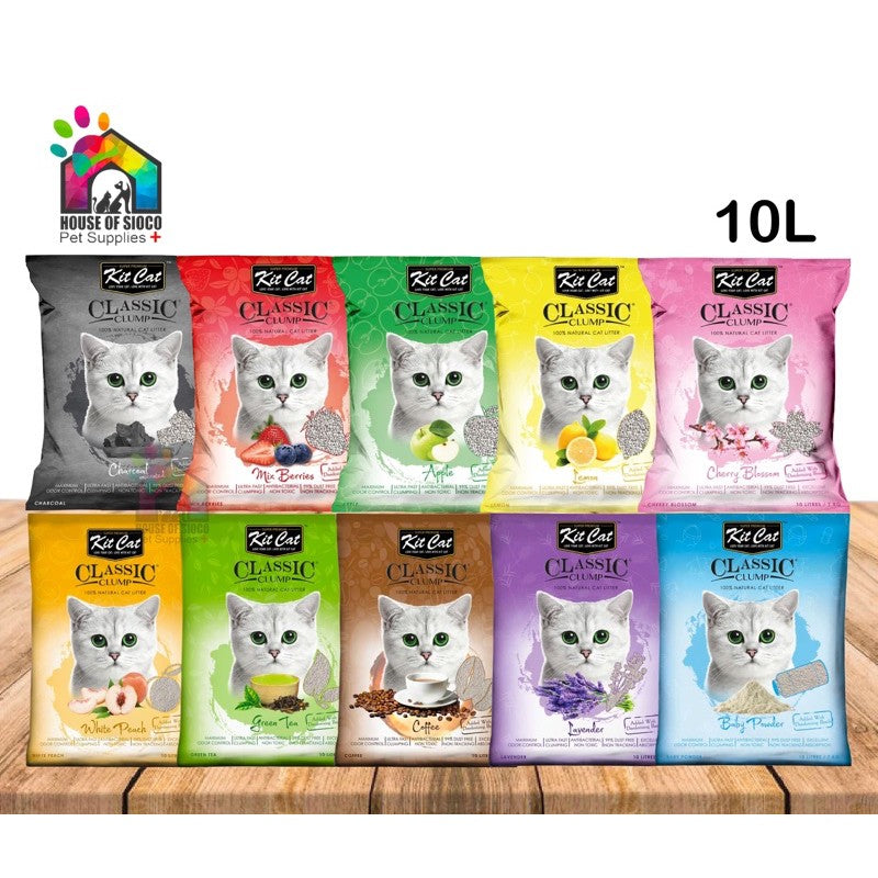Kit Cat Classic Clump Cat Litter 10L