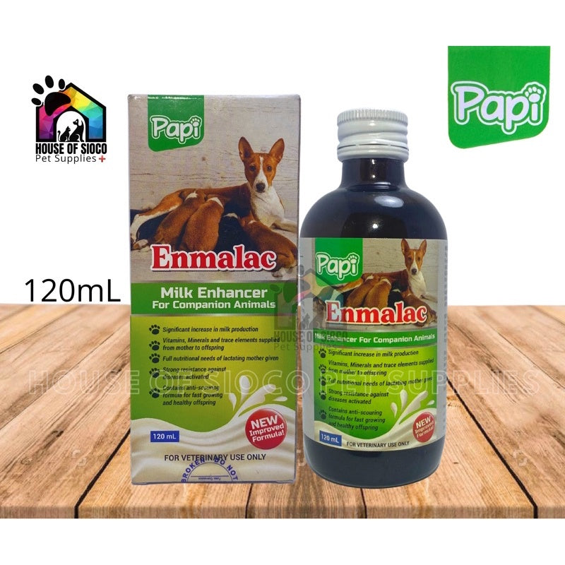 Papi Enmalac Milk Enhancer For Pets 120ml