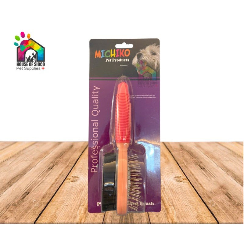Michiko Premium 2-Sided Pet Brush