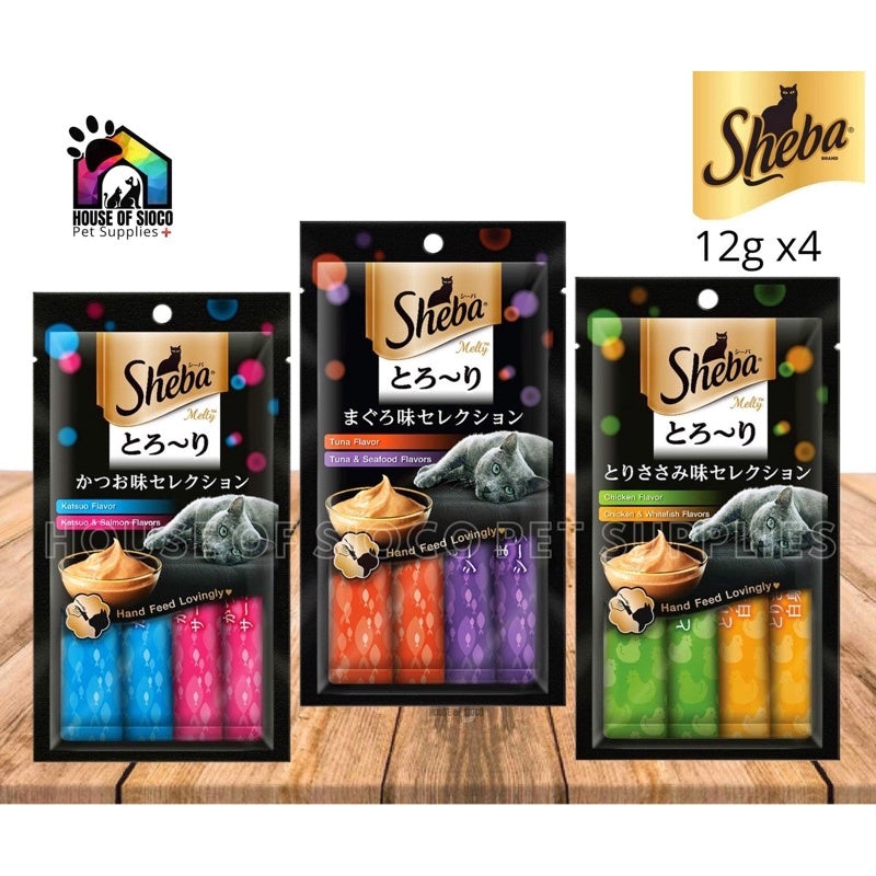 Sheba Melty Cat Treats 12gx4