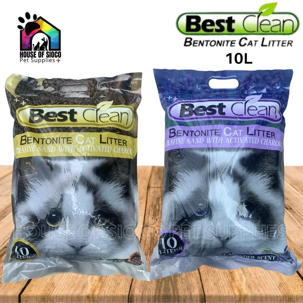Best Clean Bentonite Cat Litter Ultrafine Sand 10L