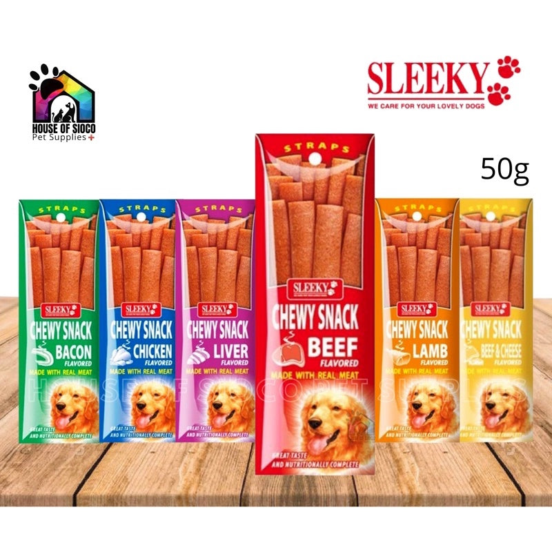 Sleeky Chewy Dog Snacks 50g