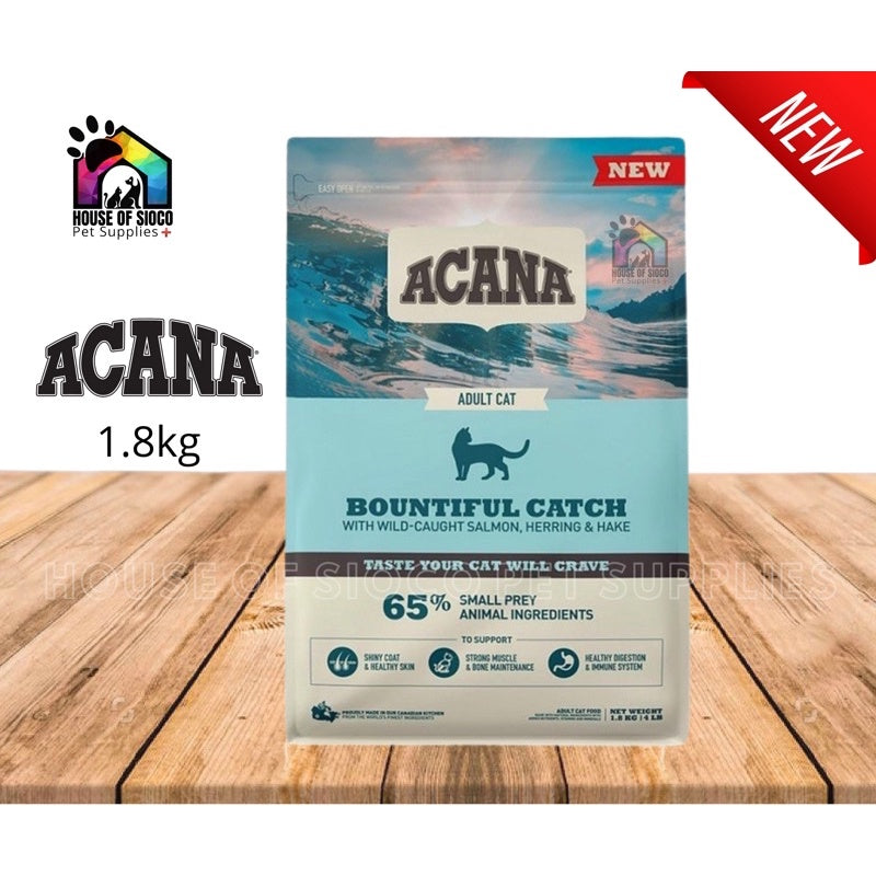 Acana Bountiful Catch Dry Adult Cat Food 1.8kg