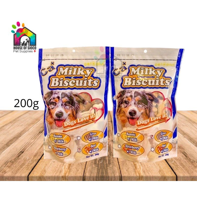 Pet Plus Calcium Milky Biscuits 70g-200g