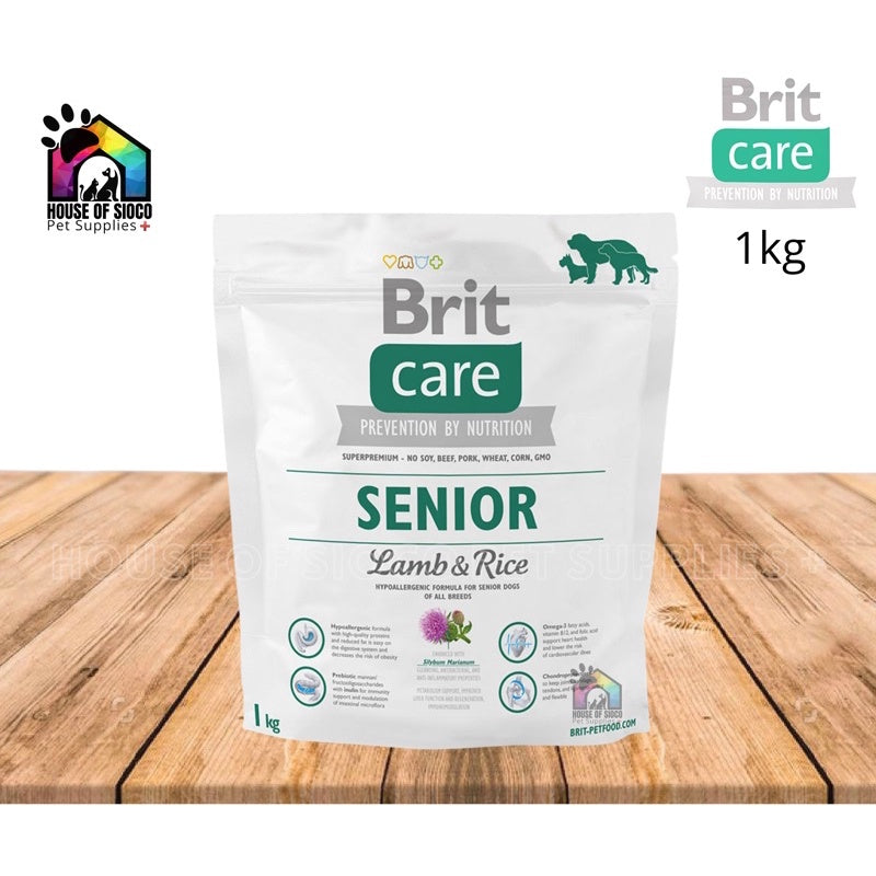 Brit Care Grain-Free Senior & Light Dry Dog Food 1kg