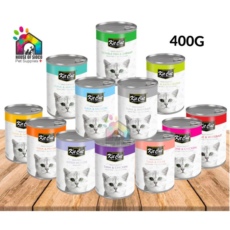 Kit Cat Wild Caught (Grain-Free) Wet Cat Food 400g