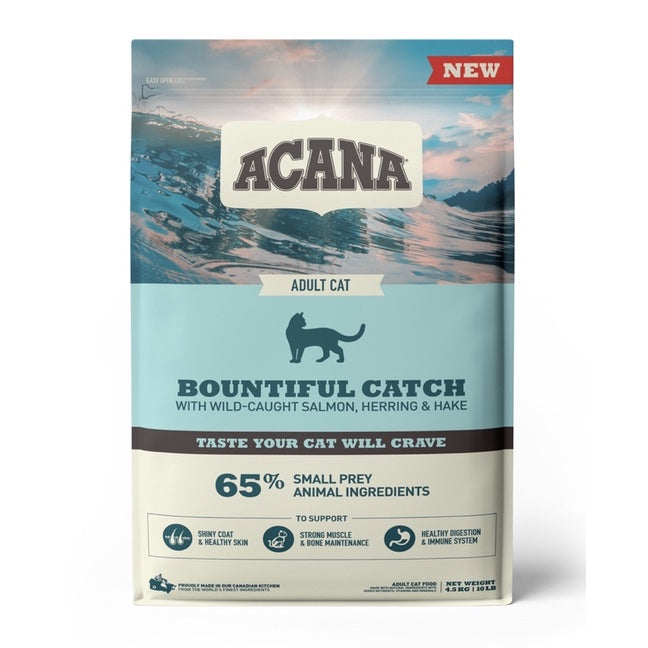 Acana Bountiful Catch Dry Adult Cat Food 4.5kg