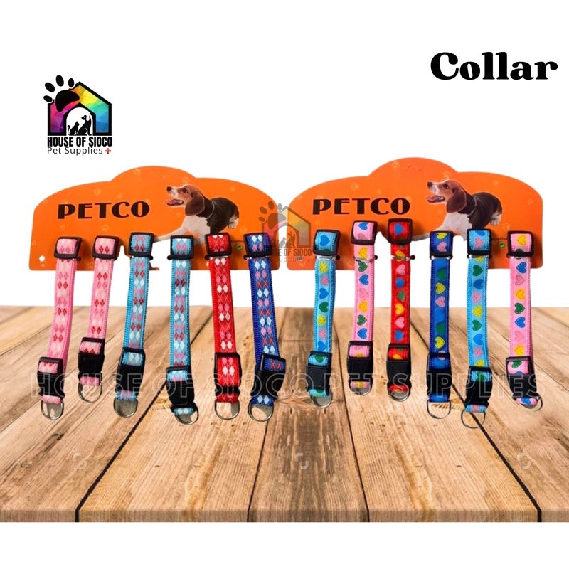 Pet Collar w/ Printed Design 1cm & 2cm
