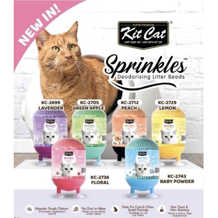 Kit Cat Sprinkles Deodorizing Litter Beads 240g
