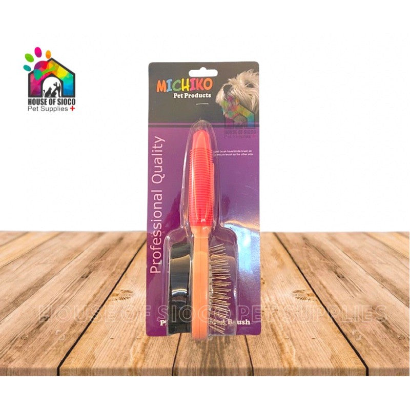 Michiko Premium 2-Sided Pet Brush