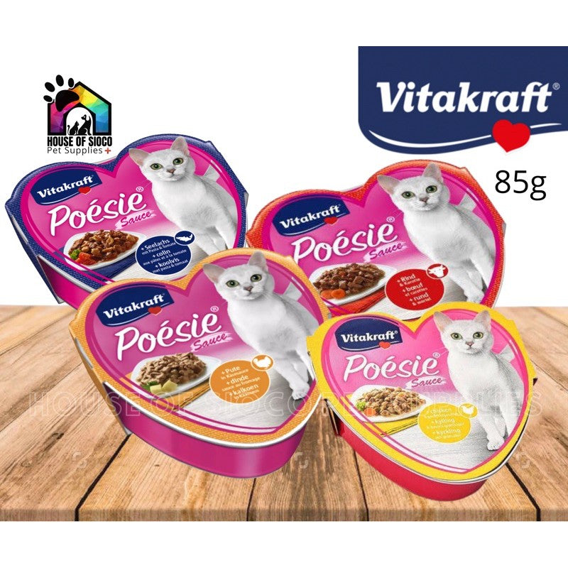 Vitakraft Poesie Tray Wet Cat Food 85g