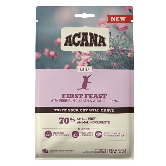 Acana First Feast Kitten Dry Cat Food 340g