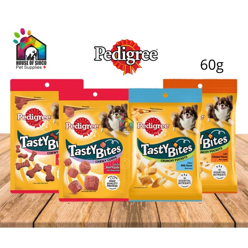 Pedigree Tasty Bites Dog Treats 60g