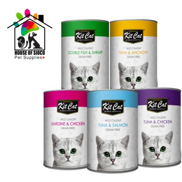 Kit Cat Wild Caught (Grain-Free) Wet Cat Food 400g