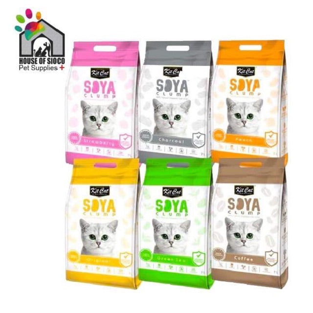 Kit Cat Soya Clump Eco-Friendly Cat Litter 7L