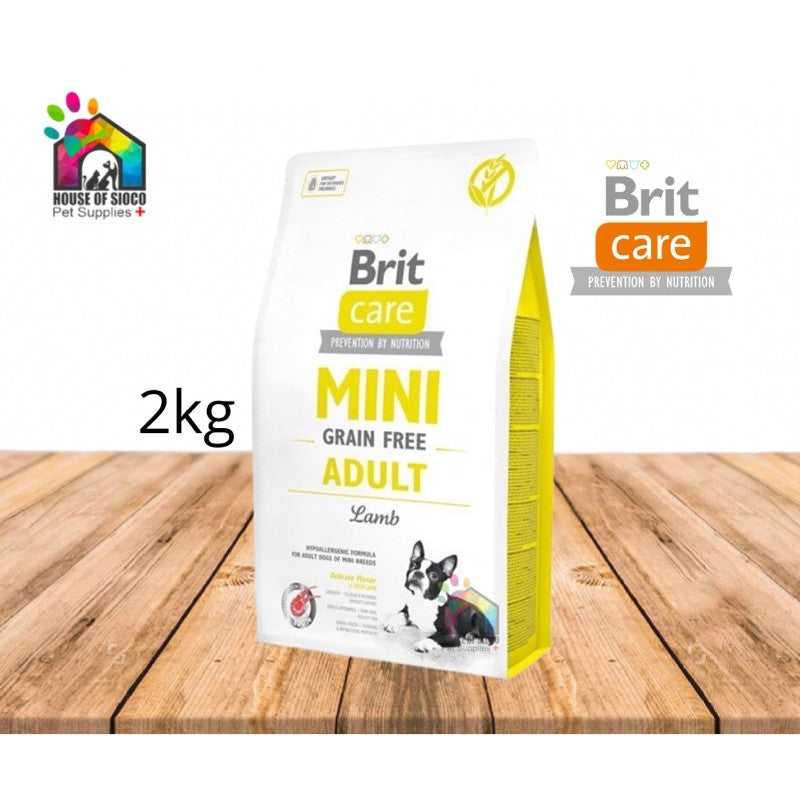 Brit Care Mini Grain-Free Adult Dry Dog Food (Lamb) 2kg