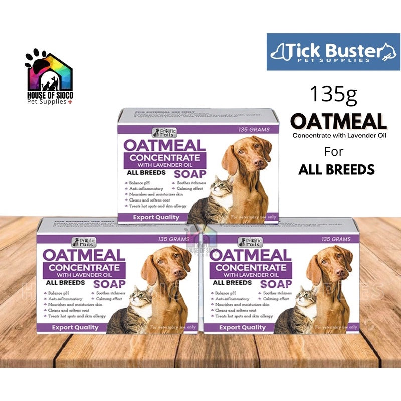 Prolific Tails Oatmeal Soap For Pets 135g