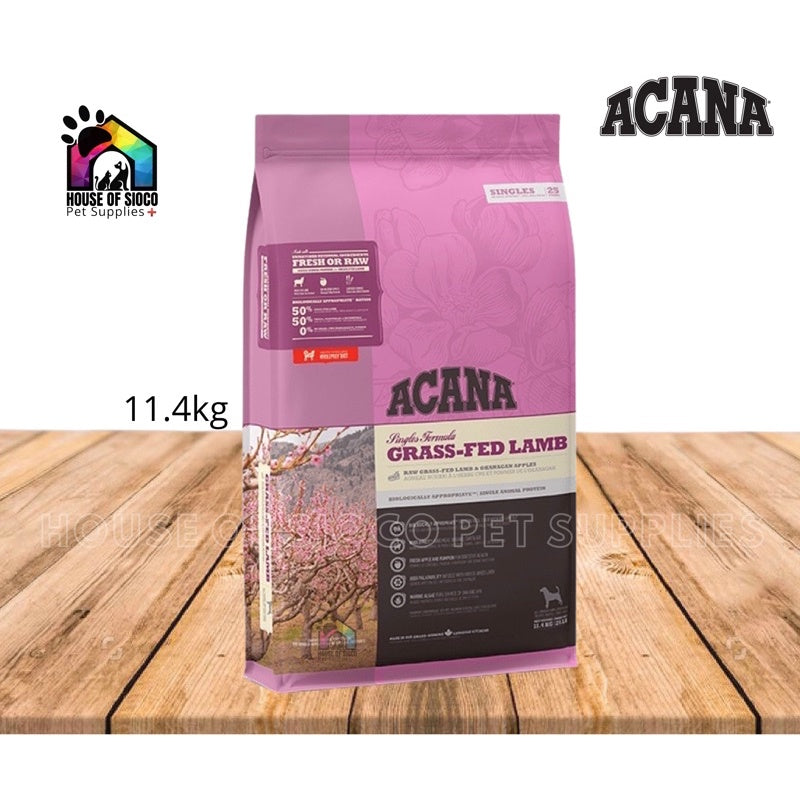 Acana Grass-Fed Lamb Dry Dog Food 11.4kg