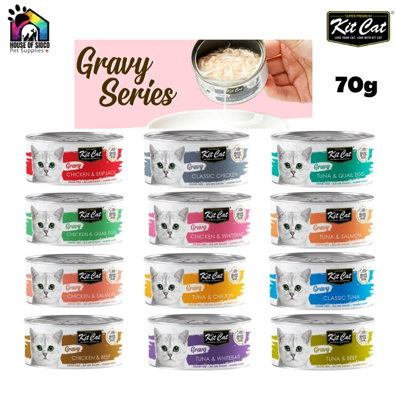 Kit Cat Gravy Cat Wet Food 70g