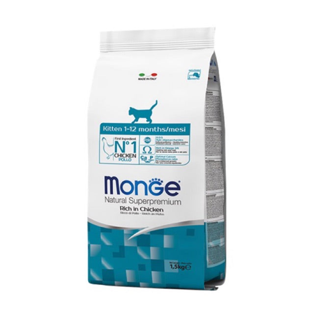 Monge Natural Superpremium Kitten Dry Food 1.5kg