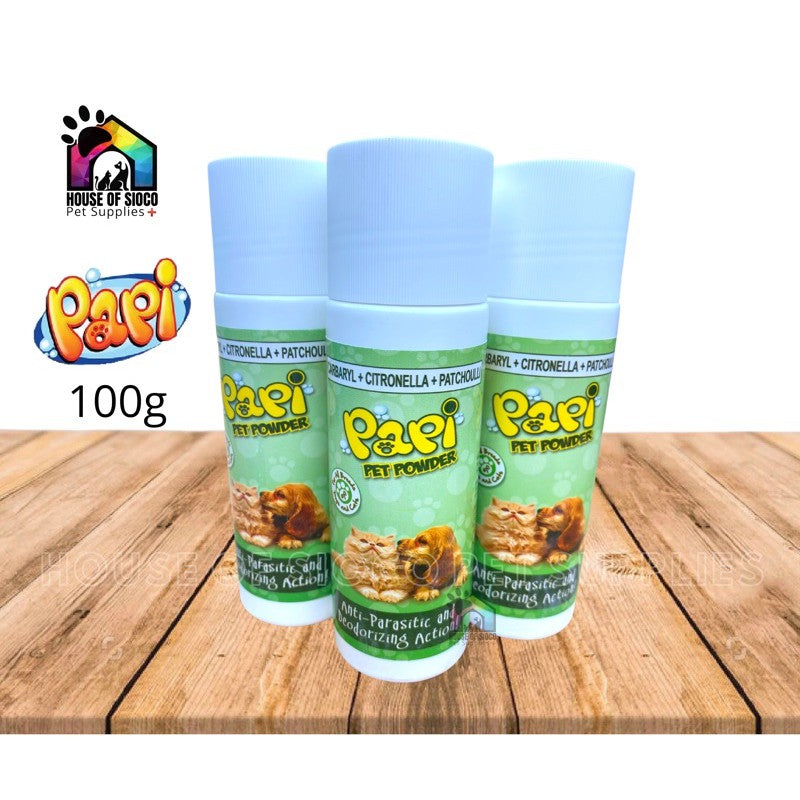 Papi Anti-Parasitic Pet Powder 100g