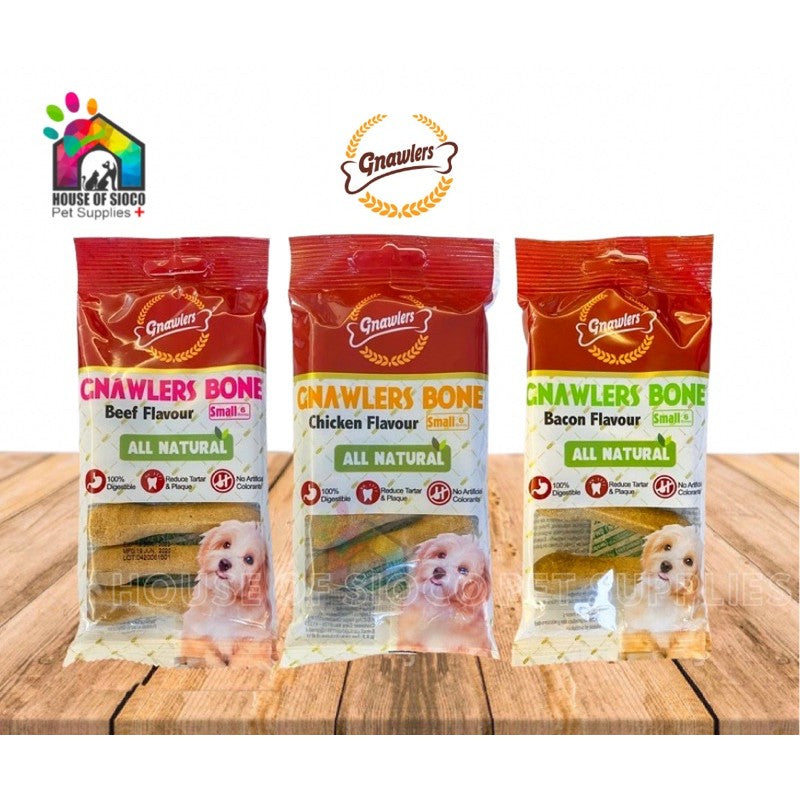 Gnawlers Bone Small Dog Treats 6pcs
