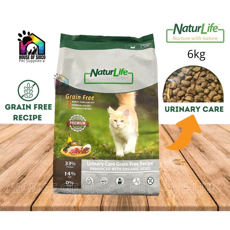 NaturLife Urinary Care Grain-Free Dry Cat Food 6kg
