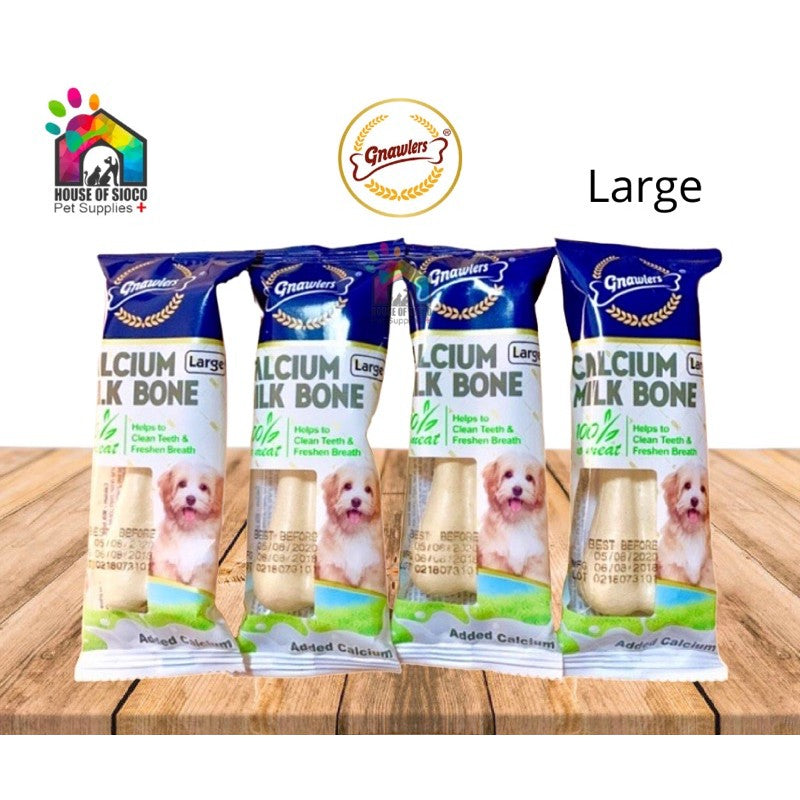 Gnawlers Calcium Milk Bone Large
