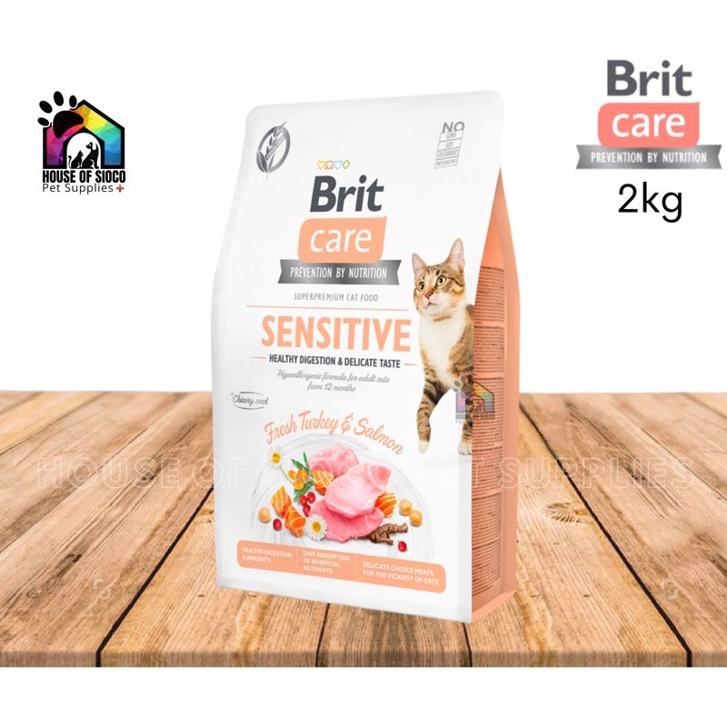 Brit Care Sensitive Cat Dry Food 2kg