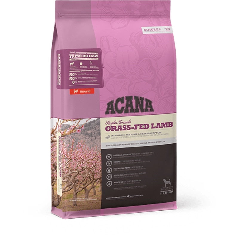 Acana Grass-Fed Lamb Dry Dog Food 11.4kg