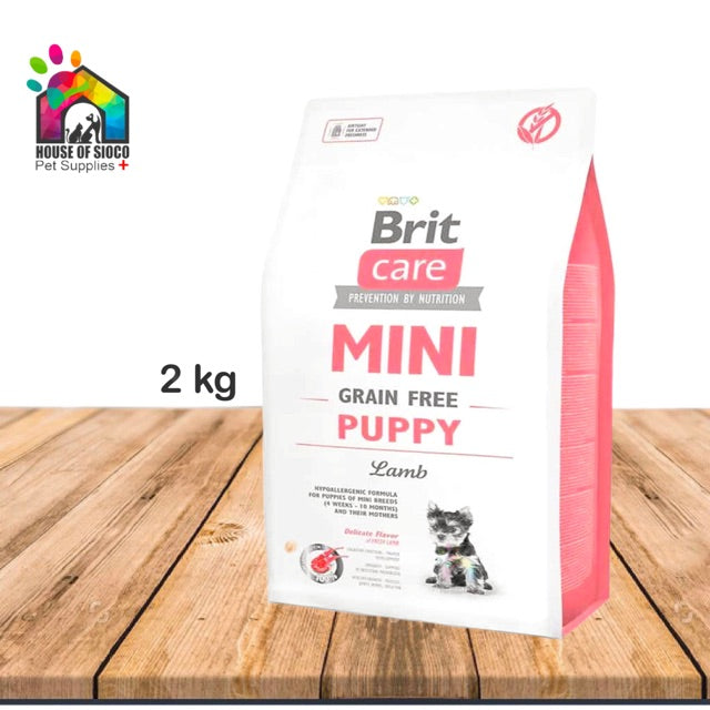 Brit Care Mini Grain-Free Puppy Dry Dog Food (Lamb) 2kg