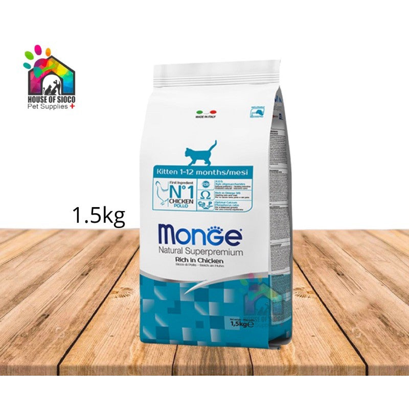 Monge Natural Superpremium Kitten Dry Food 1.5kg