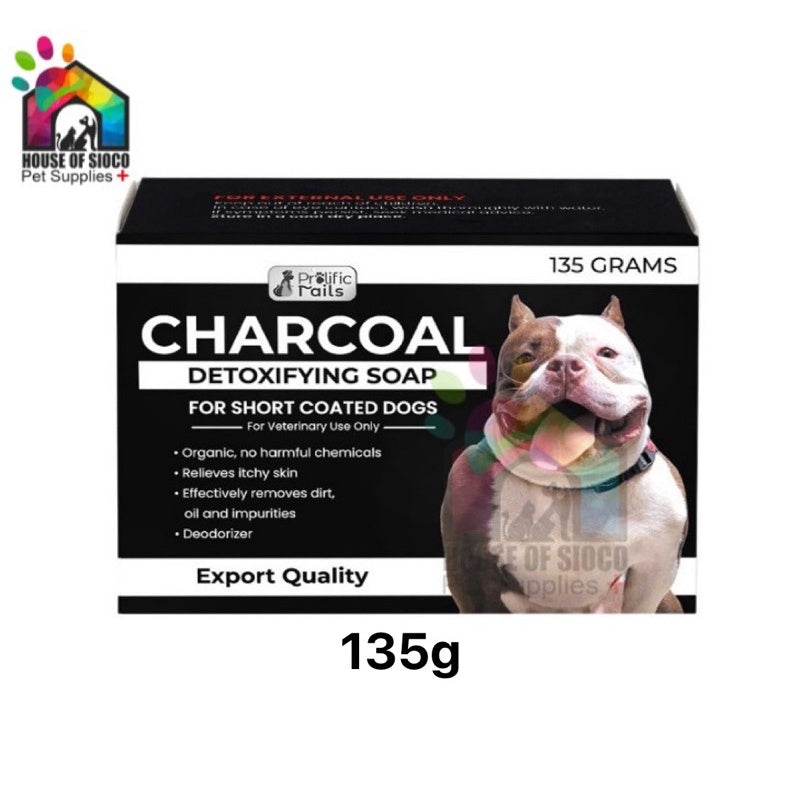 Prolific Tails Charcoal Detoxifying Soap For Pets 135g