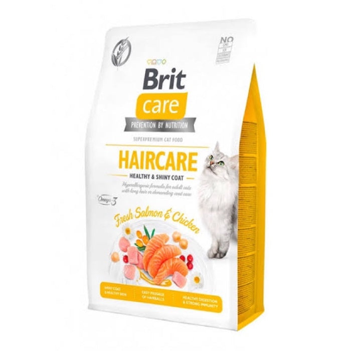 Brit Care Haircare Adult Cat Dry Food 2kg