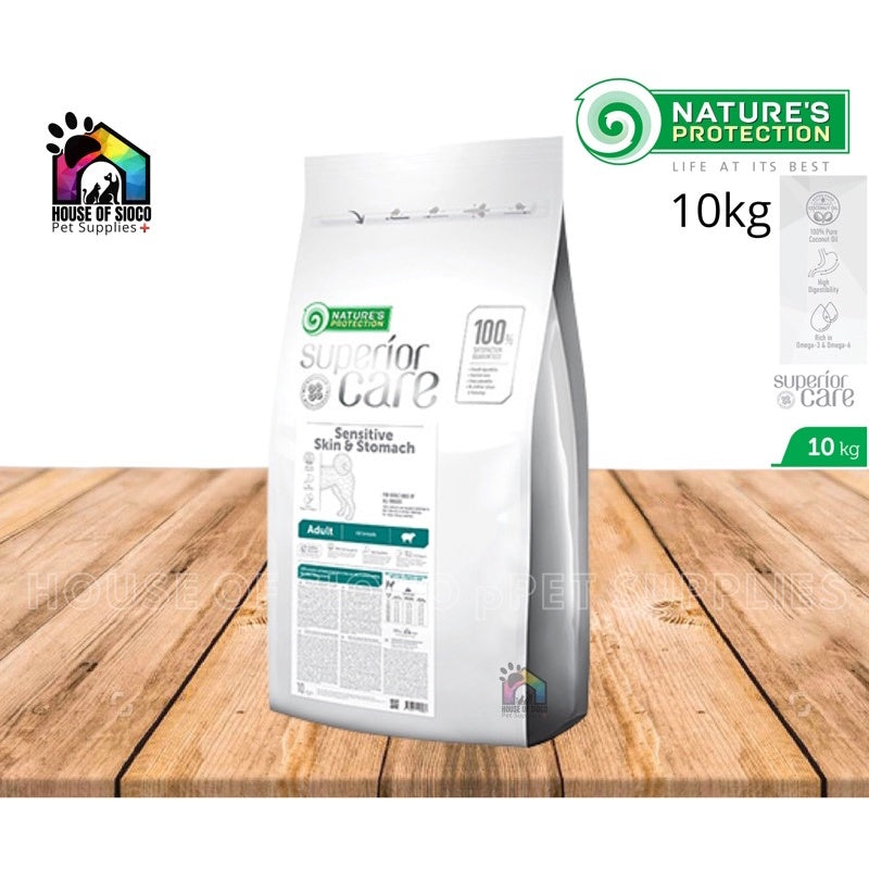 Nature’s Protection Sensitive Skin & Stomach Dry Dog Food 10kg
