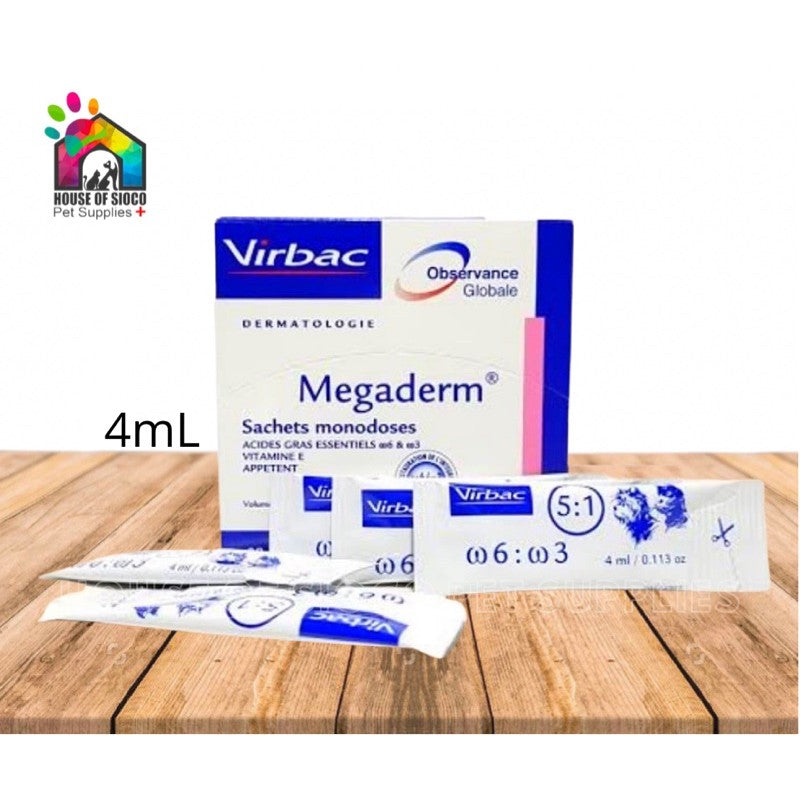 Virbac Megaderm 1 Box (28 Sachets) 4ml-8ml