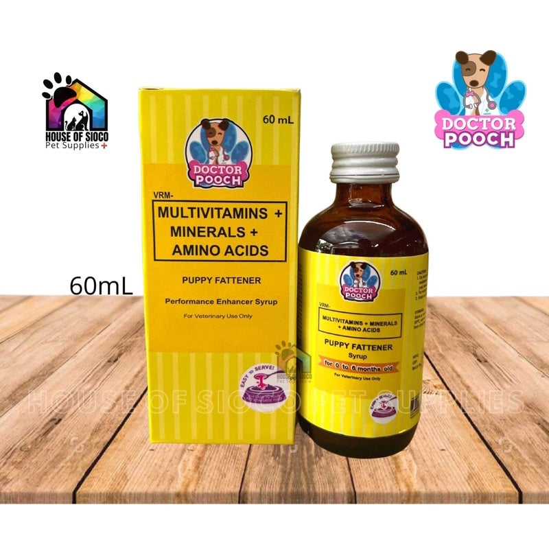 Doctor Pooch Puppy Fattener Vitamins 60-120ml