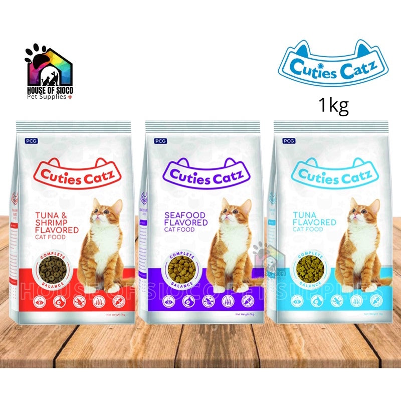 Cuties Catz Dry Cat Food 1kg (Orig Packaging)