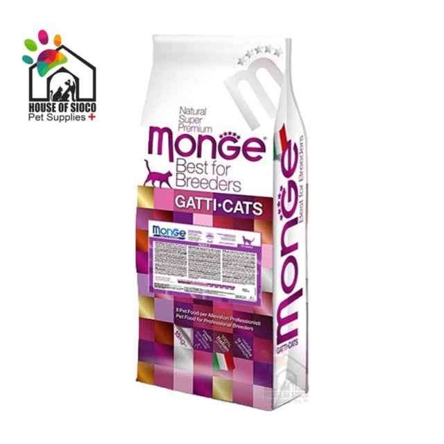 Monge Natural Superpremium Adult Cat Dry Food 10kg (Breeder’s bag)