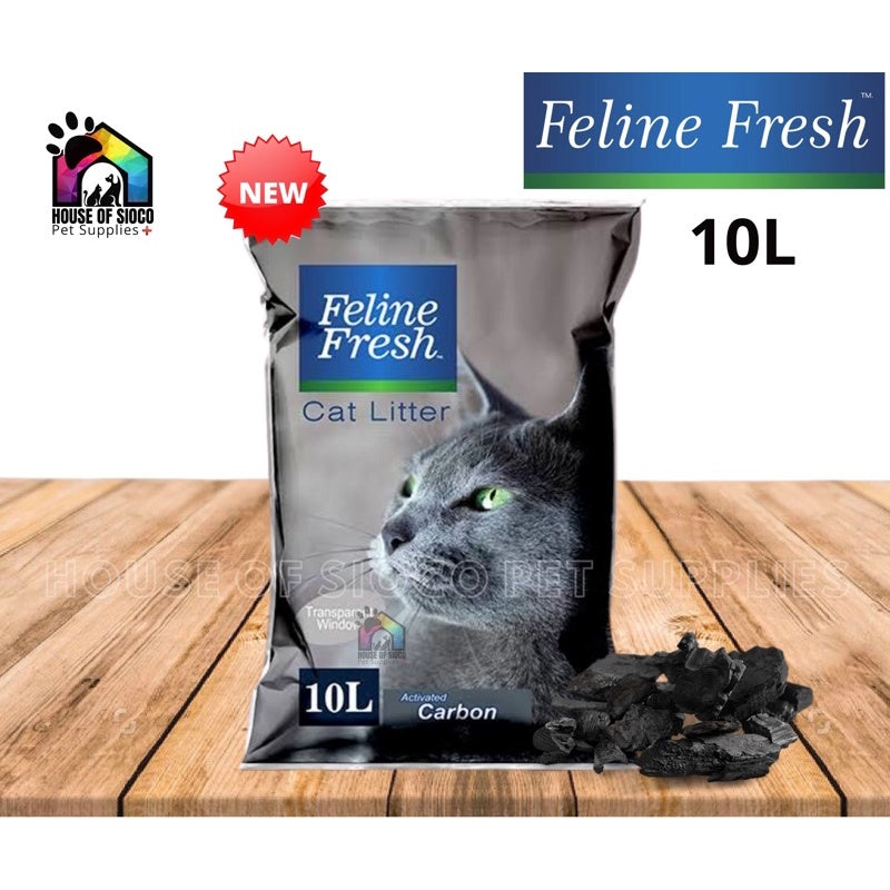 Feline Fresh Activated Carbon Cat Litter 10L