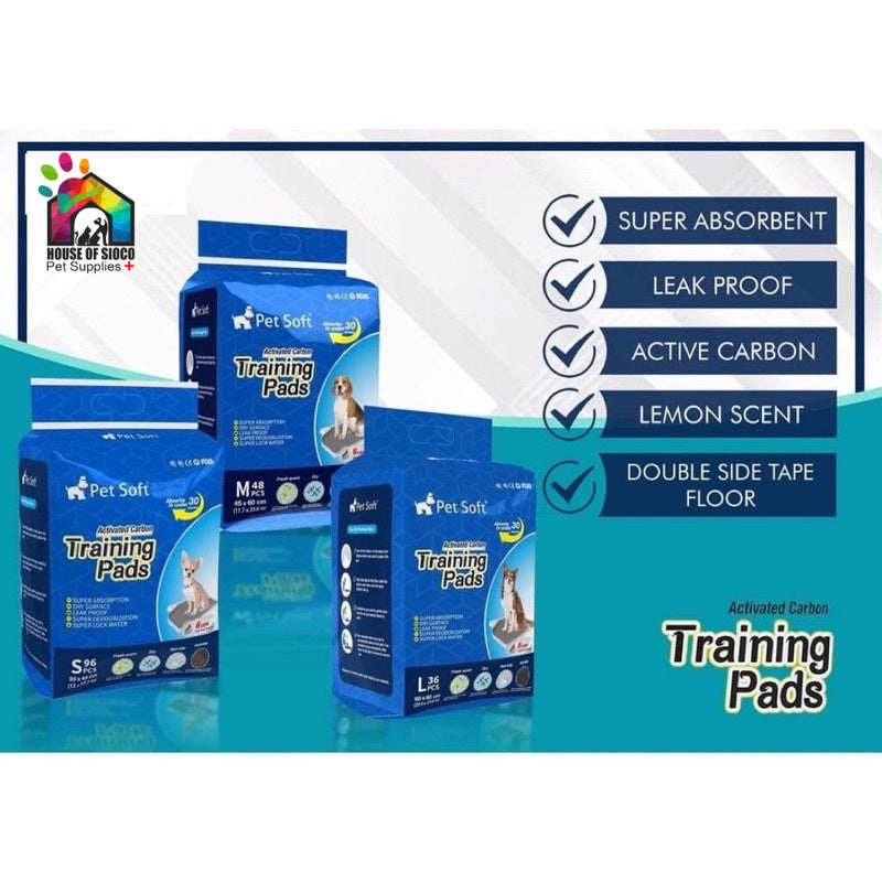 Pet Soft Activated Carbon Training Pad (1bag)