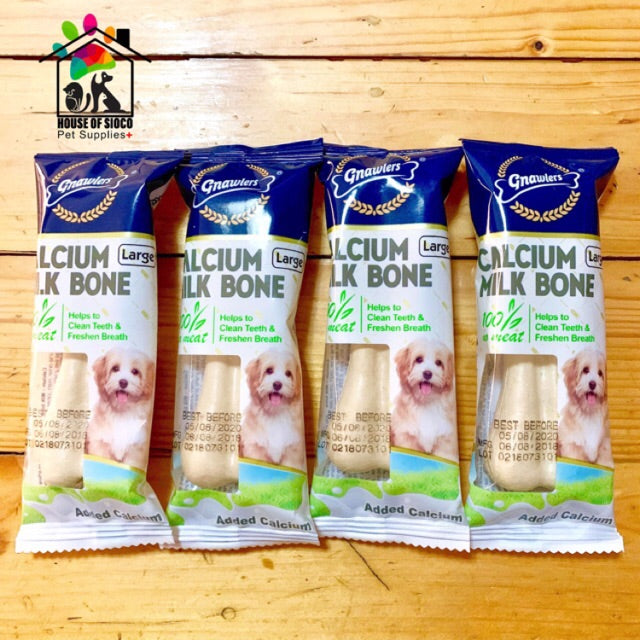 Gnawlers Calcium Milk Bone Large